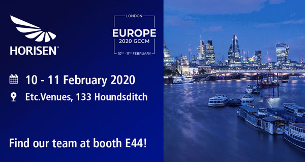 HORISEN is attending GCCM Europe in London, 10-11 February 2020