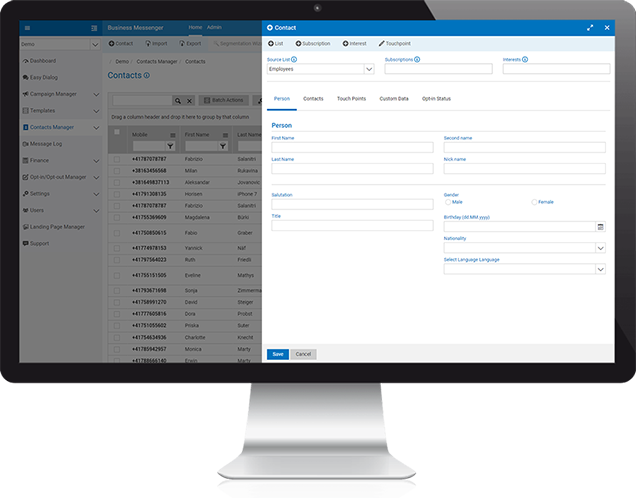 business-messenger-features-contacts-manager_02032023 Business Messenger features contacts manager
