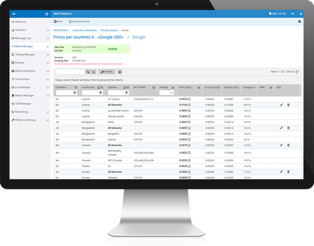 ms platform fast and simple price management