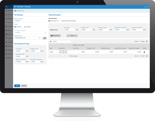 SMS platform MO routing for 2-way SMS