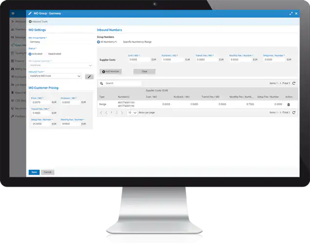 SMS platform MO routing for 2-way SMS